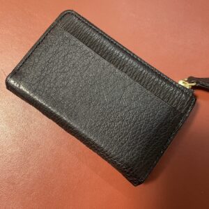 【エイジングレポート】ガンゾ　L字ファスナーミニ財布[ケセマ（シャークスキン）]　 3か月利用の感想